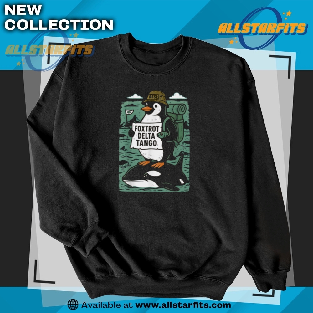 Resist Penguin Activism Graphic Design T Shirt 5 Resist Penguin Activism Graphic Design T Shirt
