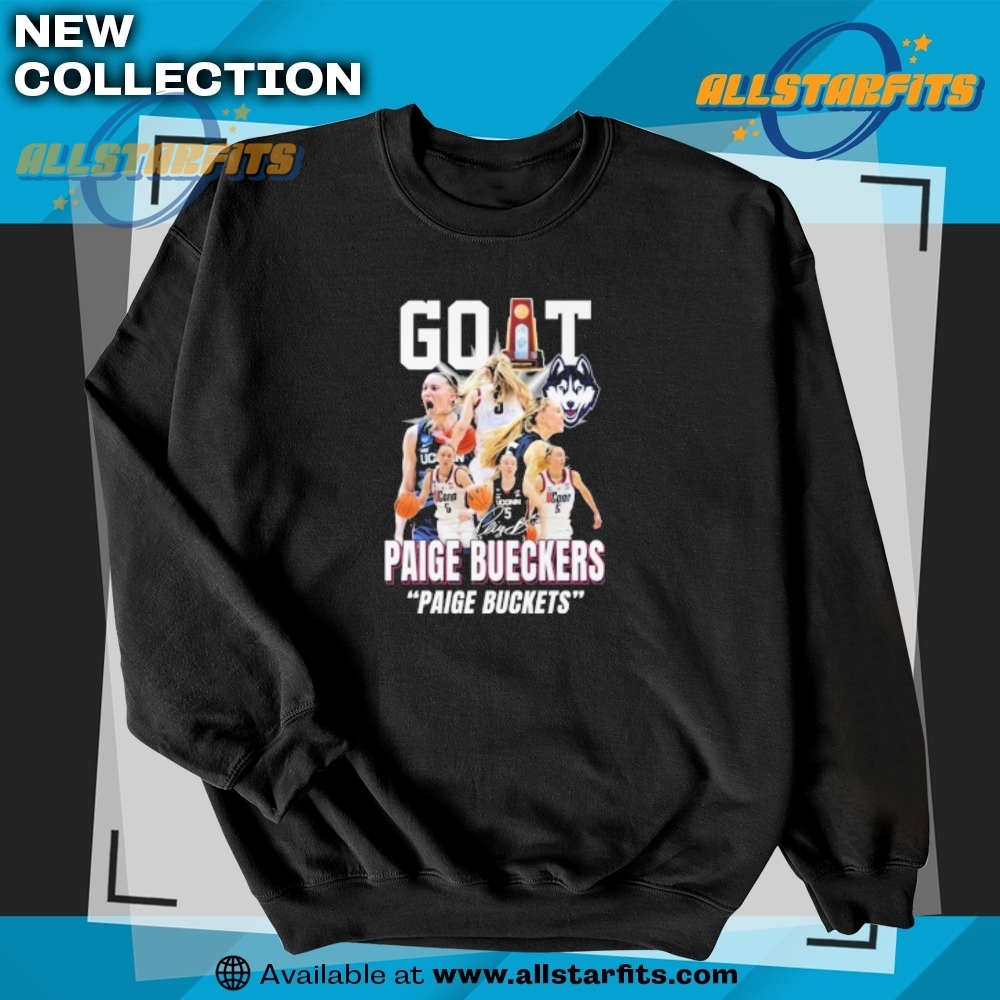 Paige Bueckers Uconn Huskies Goat Ncaa Womens Basketball Tshirts 5 Paige Bueckers Uconn Huskies Goat NCAA Women’s Basketball T-shirts