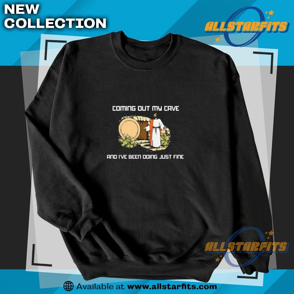 Jesus Coming Out Of My Cave Shirt Funny Comfort Colors Tee 5 Drink Myself To Sleep Lotus Shirt