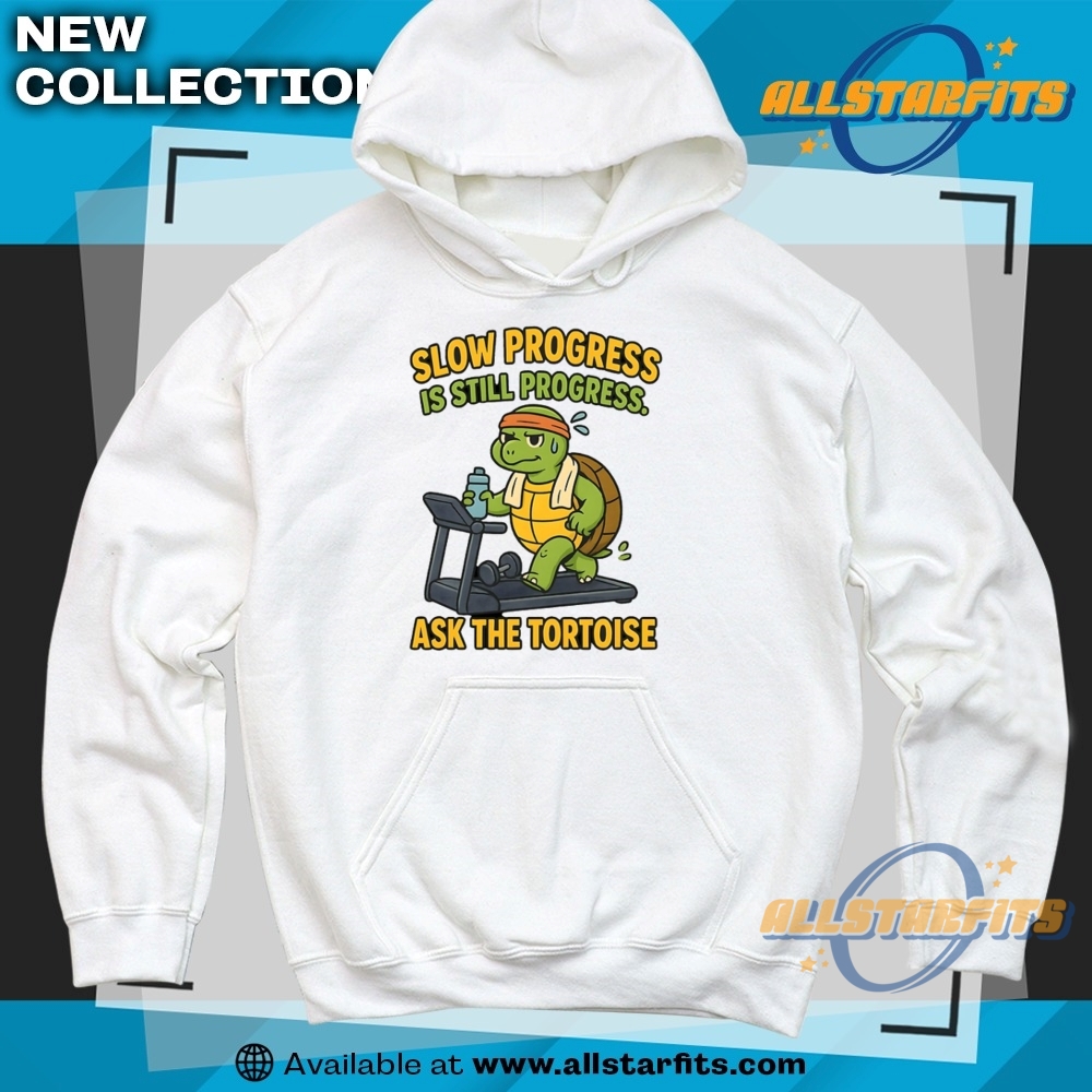 Slow Progress Funny Gym Tortoise Tshirt 6 Slow Progress Funny Gym Tortoise T-Shirt