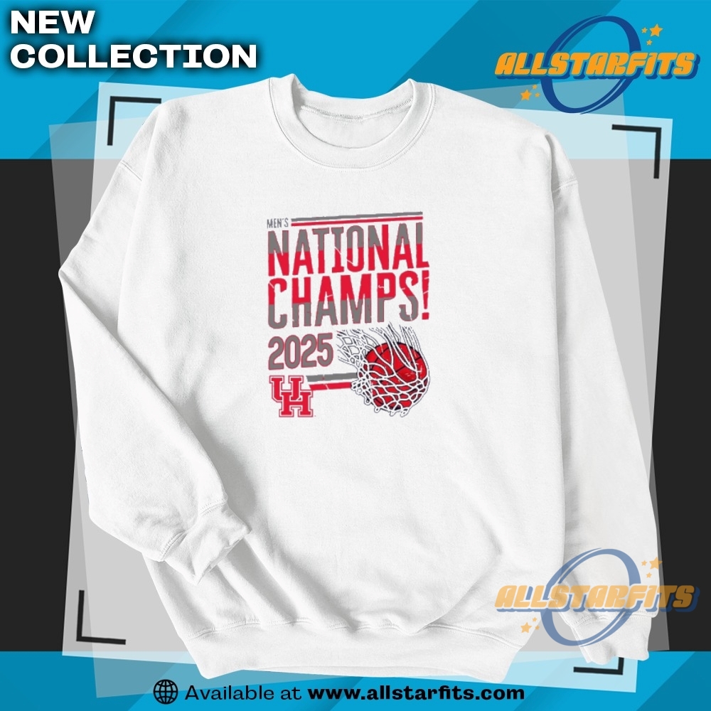 Houston Cougars Mens Basketball National Champions 2025 Tshirt 5 Houston Cougars Men’s Basketball National Champions 2025 T-Shirt