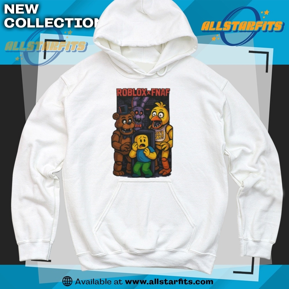 Roblox X Fnaf Five Nights At Freddys Classic Tshirt 6 Roblox X Fnaf Five Nights At Freddys Classic Tshirt allstarfits 3