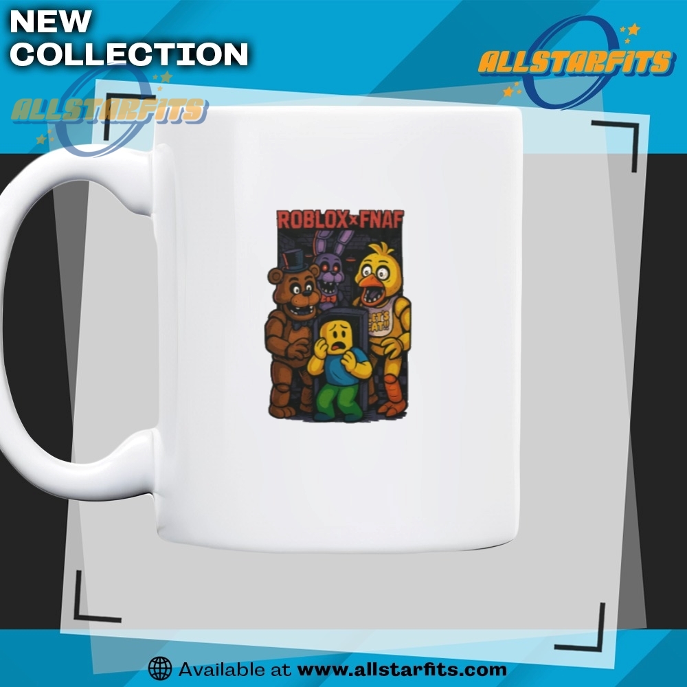Roblox X Fnaf Five Nights At Freddys Classic Tshirt 7 Roblox X Fnaf Five Nights At Freddys Classic Tshirt allstarfits 4