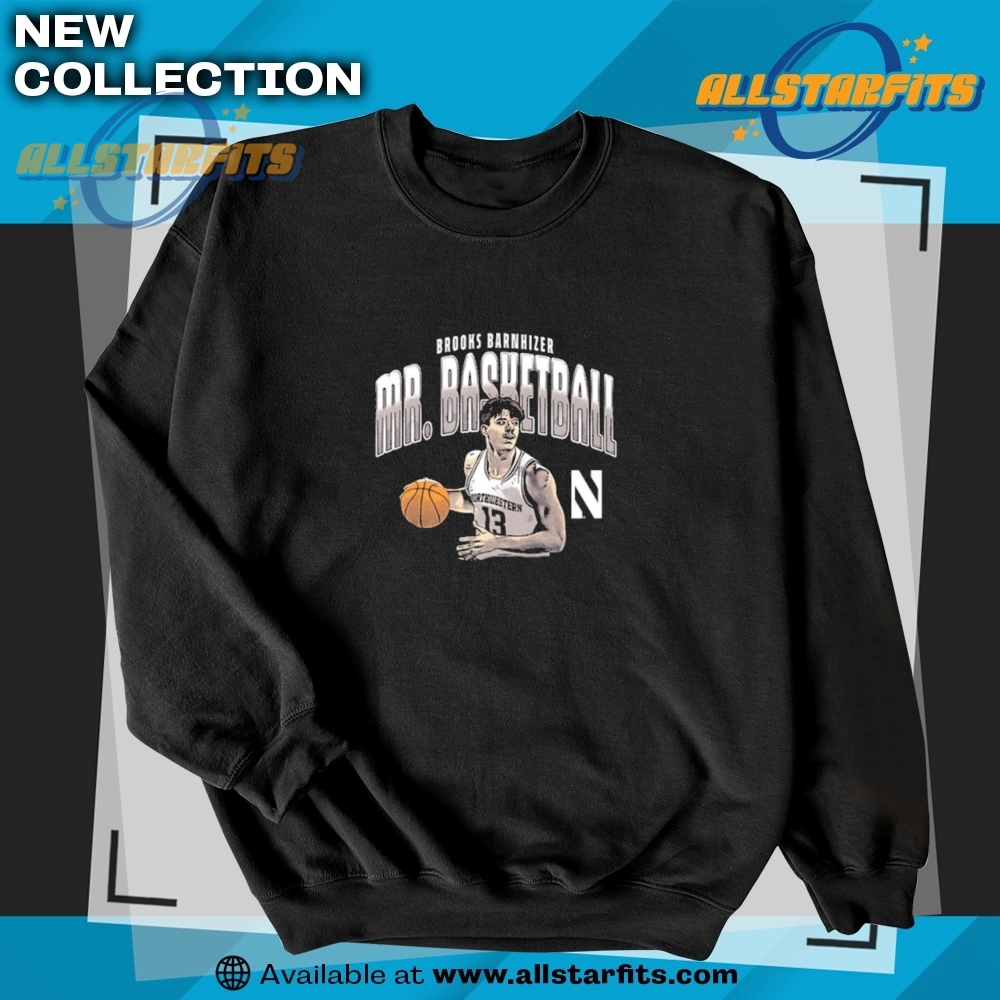 Brooks Barnhizer Mr. Basketball Dribble Northwestern Wildcats Shirt 5 Brooks Barnhizer Mr. Basketball dribble Northwestern Wildcats shirt
