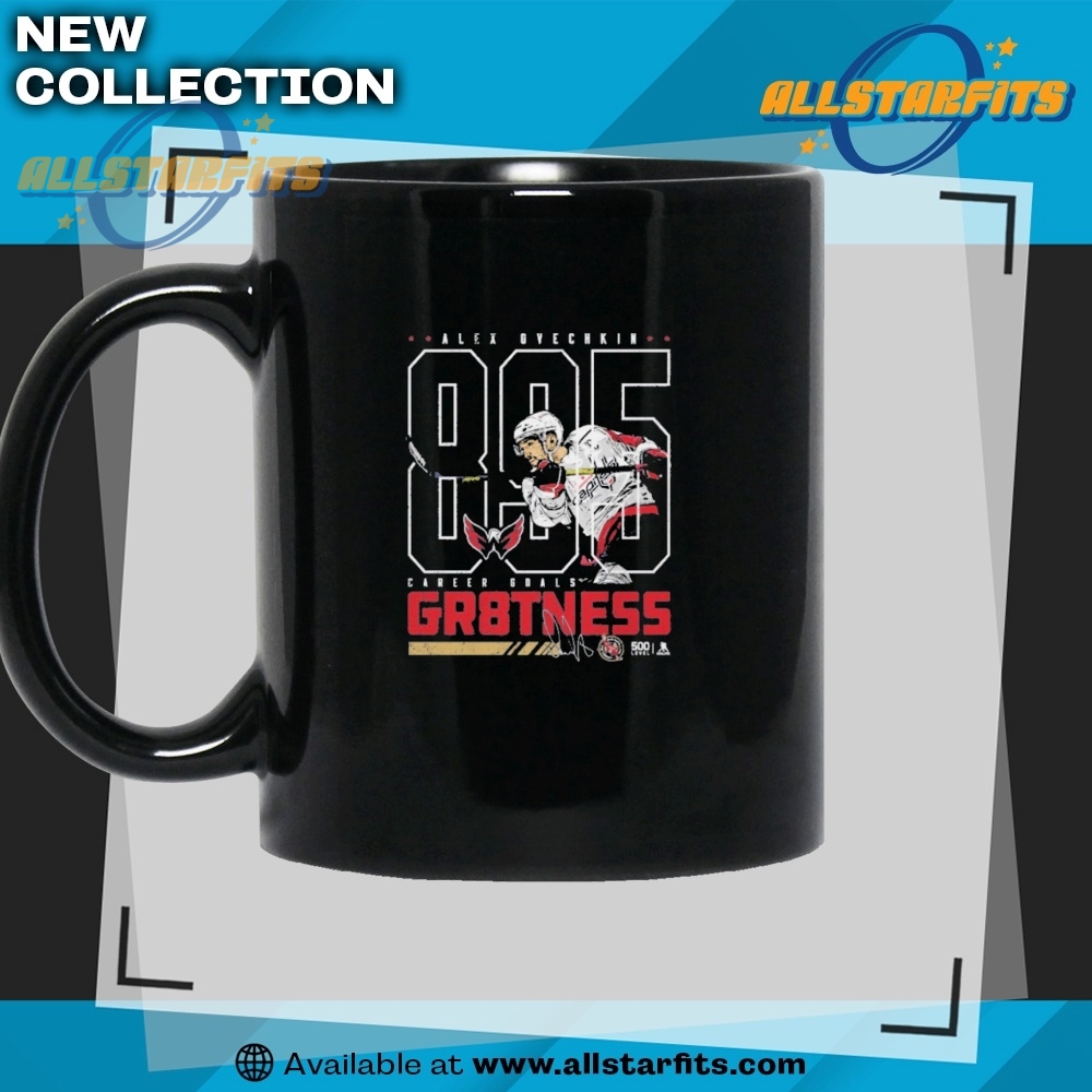 Official Alex Ovechkin Washington Capitals 895 Career Goals Outline Shirt 7 Official Alex Ovechkin Washington Capitals 895 Career Goals Outline Shirt