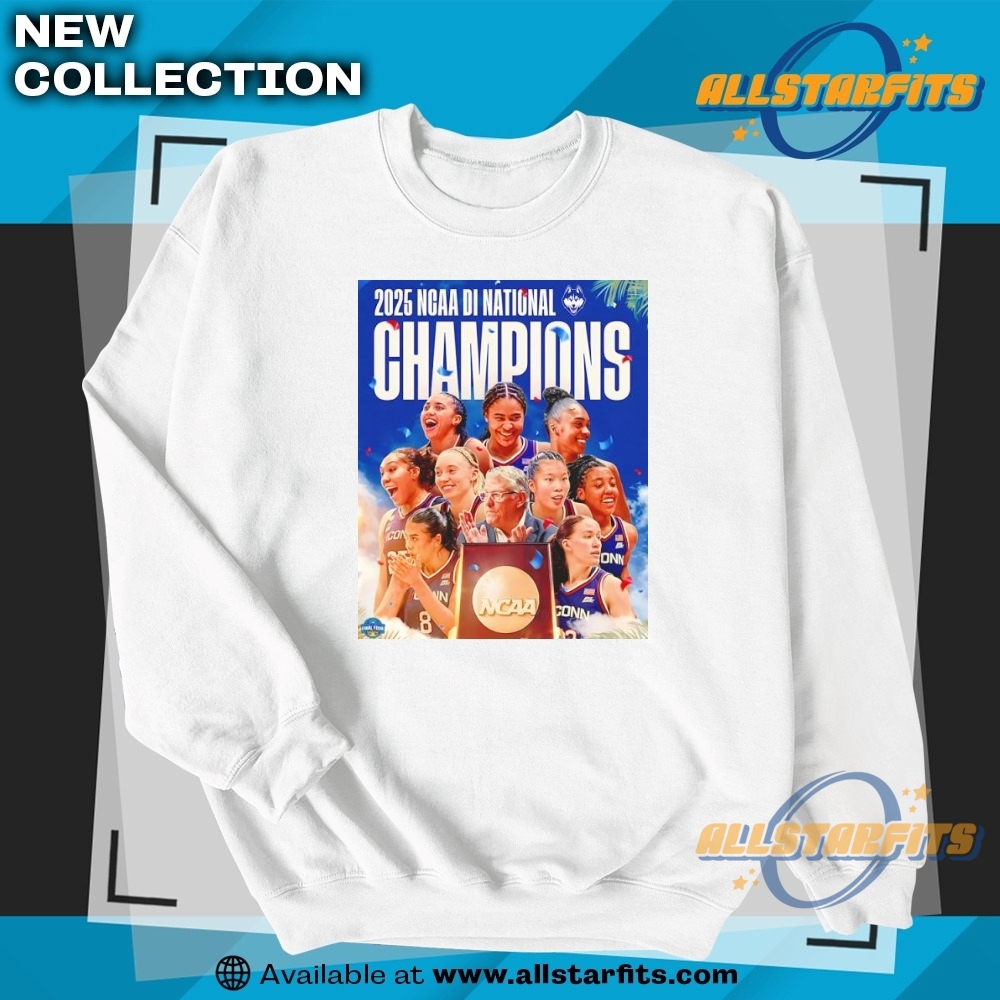 Uconn Huskies March Madness 2025 Ncaa Division I National Champions Shirt 5 UConn Huskies March Madness 2025 NCAA Division I National Champions Shirt
