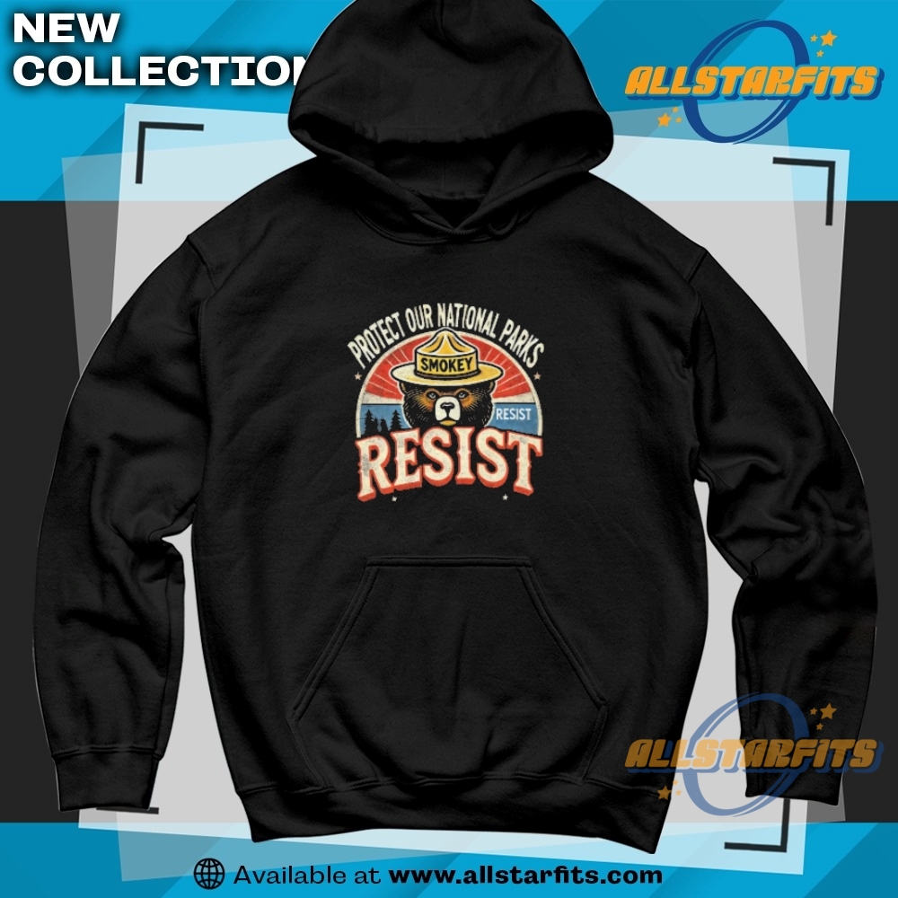Retro Protect Our National Parks Smokey Resist Pullover Shirt 6 Retro Protect Our National Parks Smokey Resist Pullover Shirt