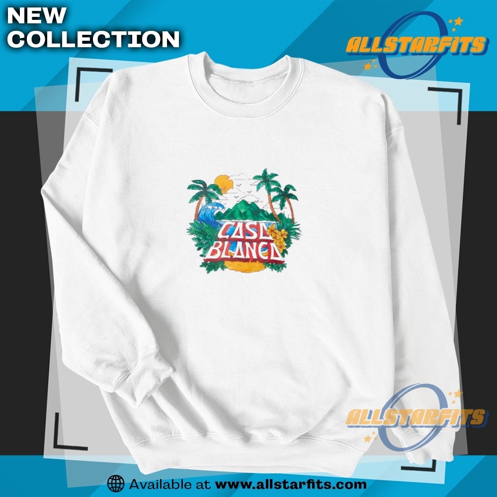Casablanca Logo Printed Crewneck T Shirt 5 Casablanca Logo Printed Crewneck T Shirt