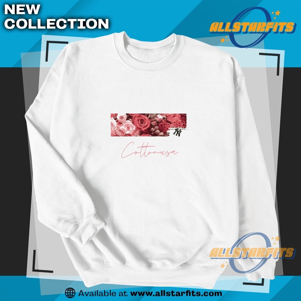 Mlb Floral Rose Logo Retro T Shirt 5 MLB Floral Rose Logo Retro T Shirt