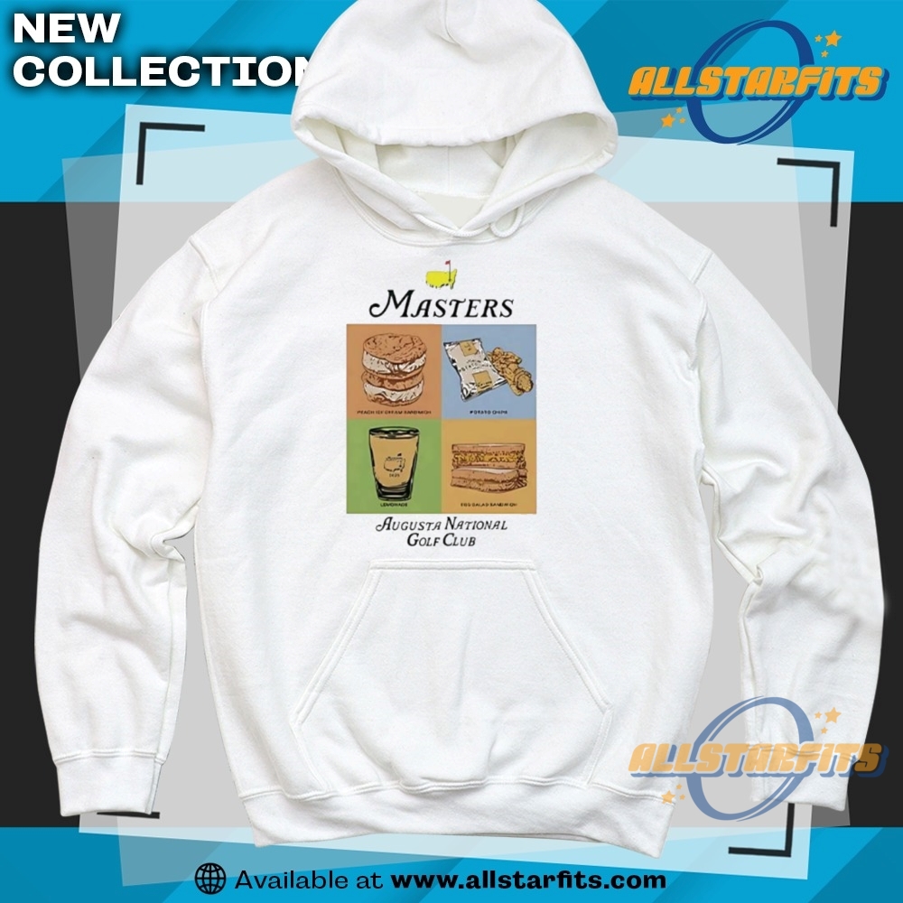 The Masters Augusta National Golf Club Food List Shirt 6 Masters Tournament Augusta National Golf Champions T Shirt