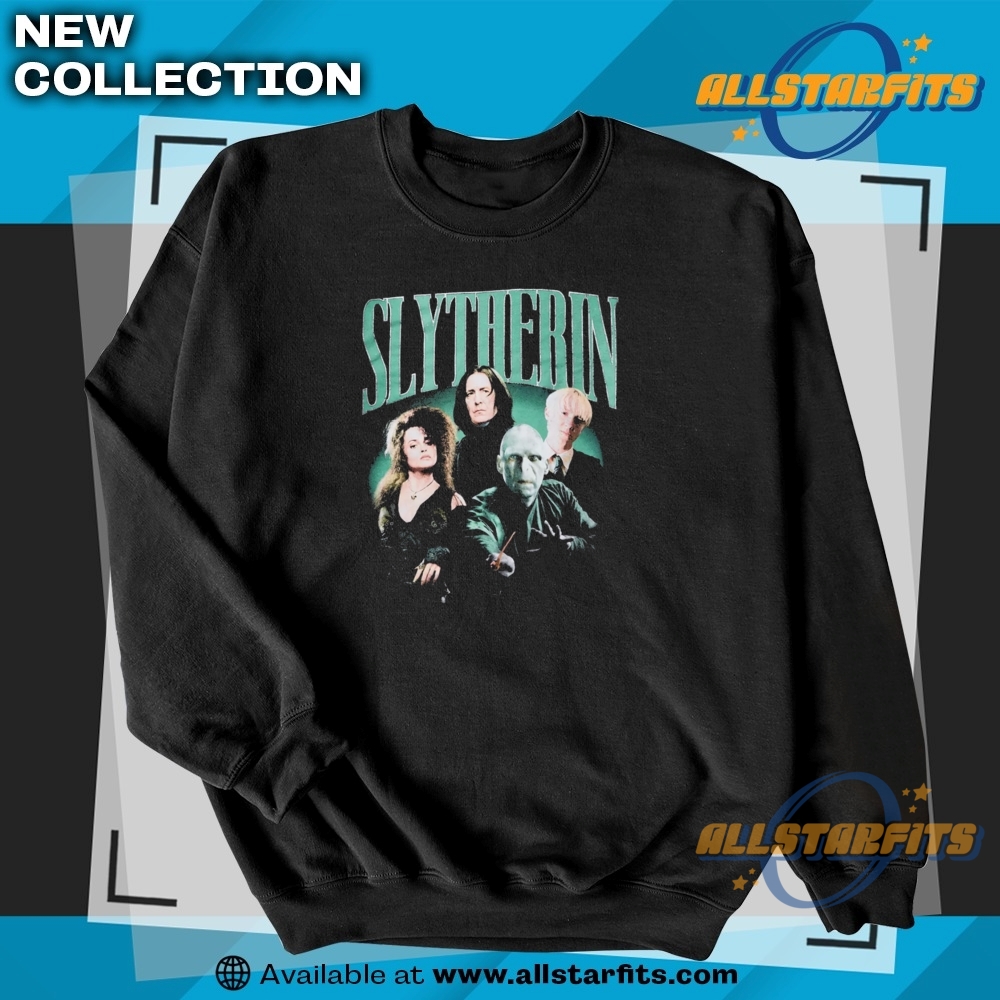 Harry Potter Slytherin Collage Graphic T Shirt 5 Harry Potter Slytherin Collage Graphic T Shirt