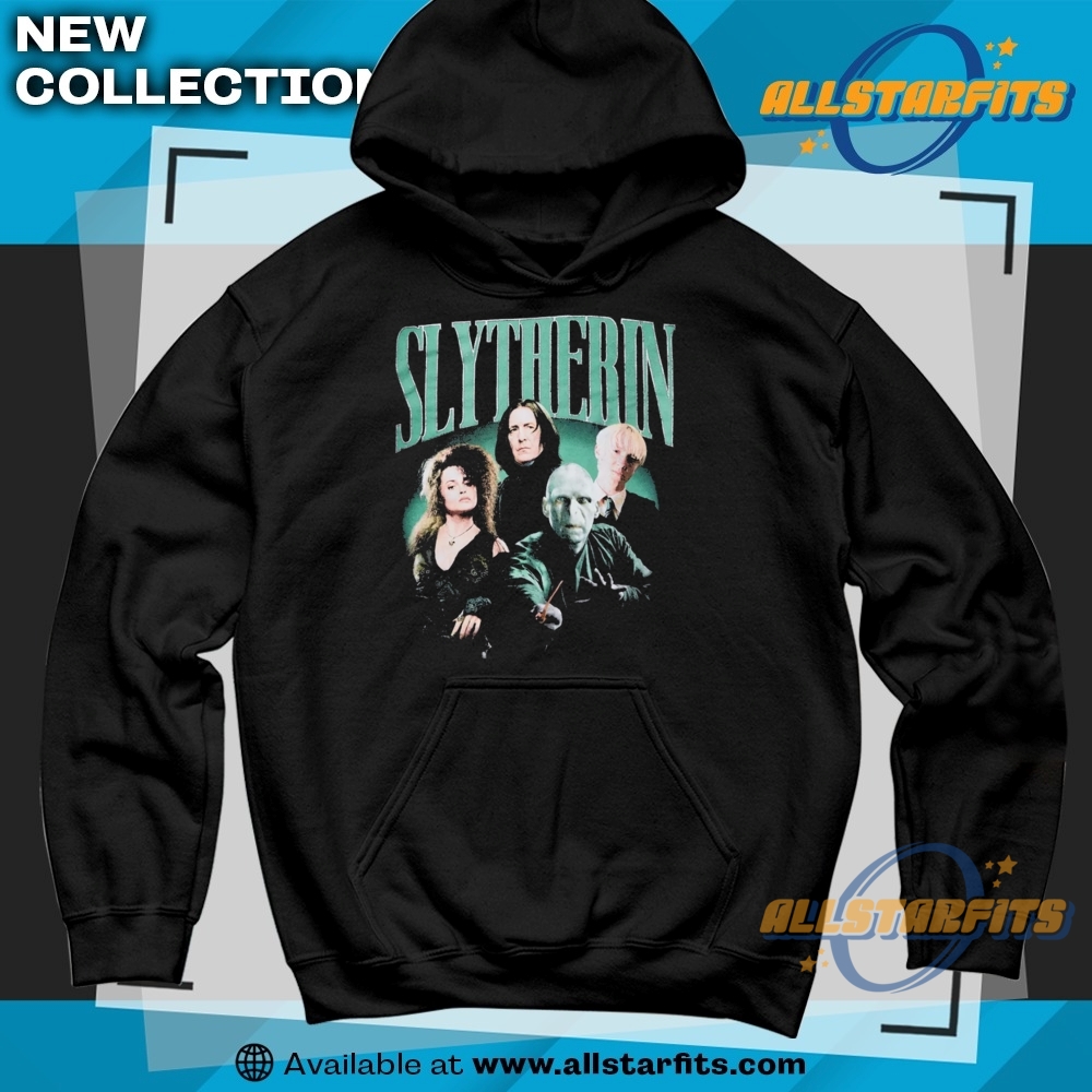 Harry Potter Slytherin Collage Graphic T Shirt 6 Harry Potter Slytherin Collage Graphic T Shirt