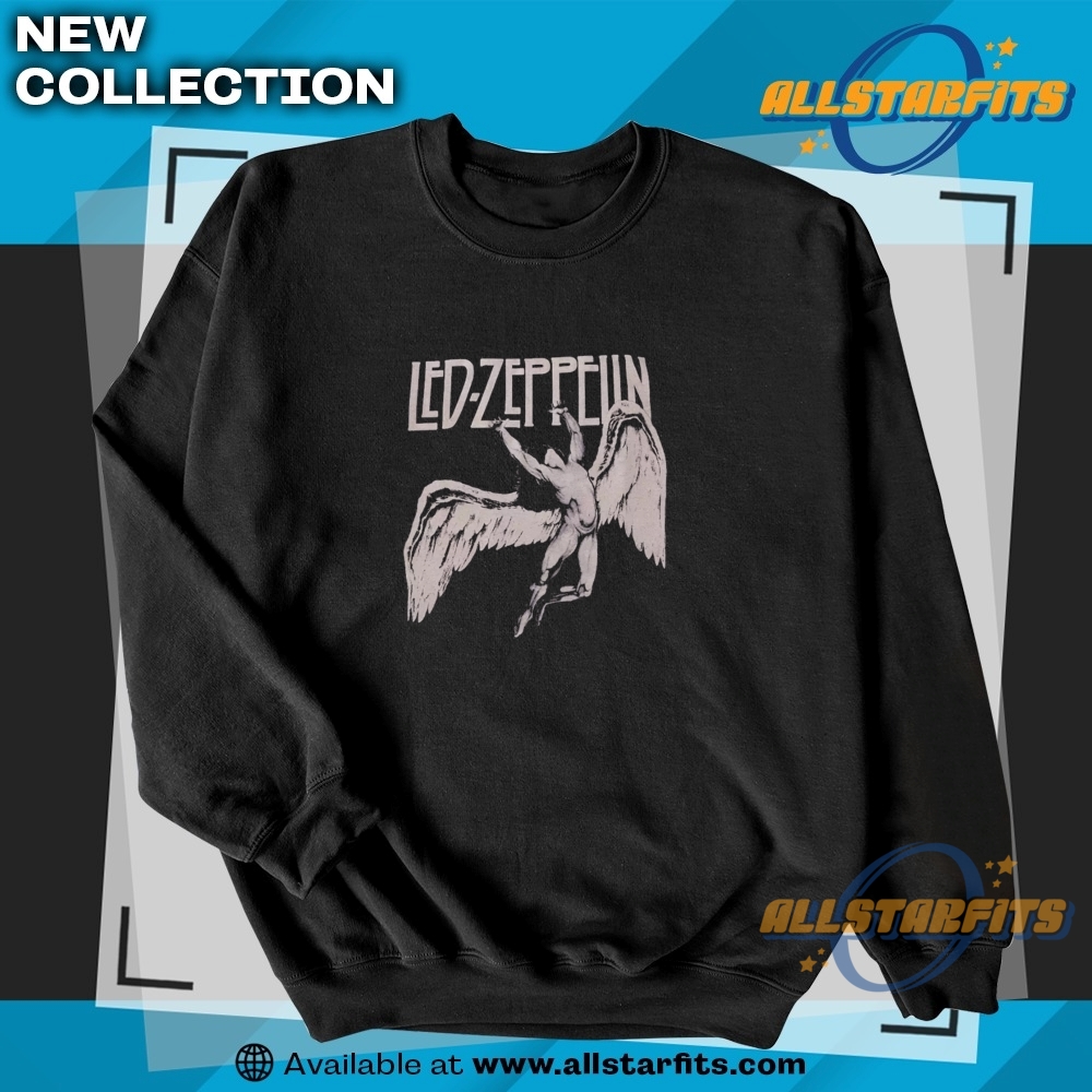 Led Zeppelin Icarus Vintage Pigment Dyed T Shirt 5 Led Zeppelin Icarus Vintage Pigment Dyed T Shirt