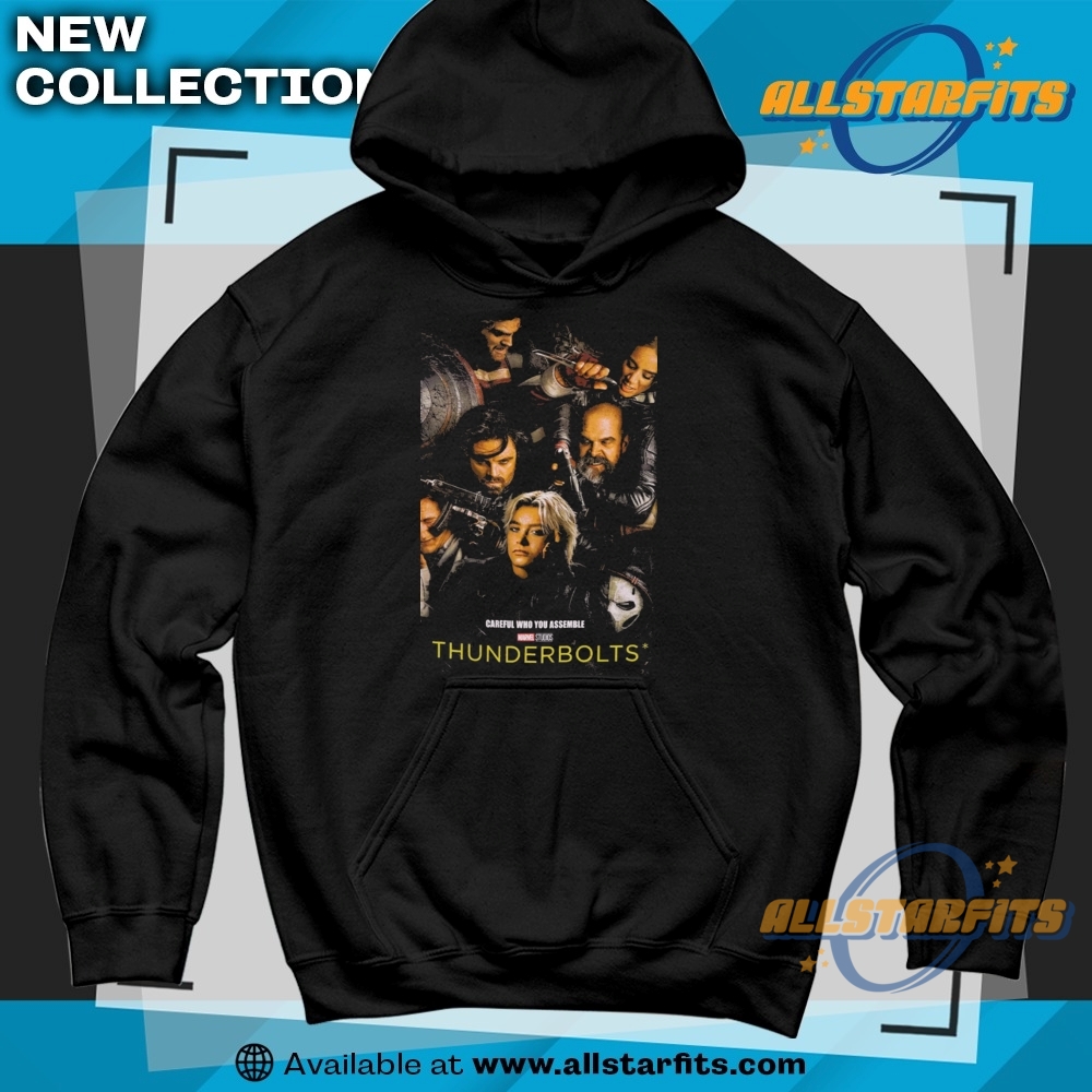 Marvel Thunderbolts Movie Poster T Shirt 6 Marvel Thunderbolts Movie Poster T Shirt