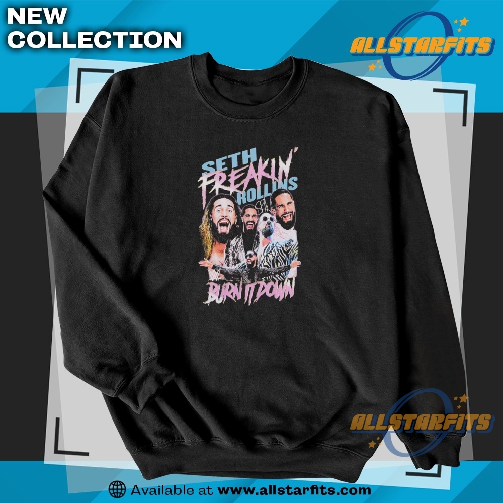 Wwe Seth Freakin Rollins T Shirt 5 WWE Seth Freakin Rollins T Shirt
