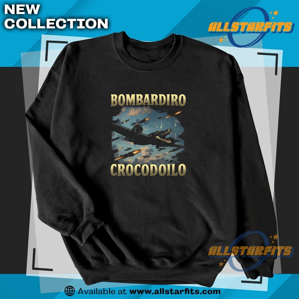 Bombardiro Crocodilo Funny Brainrot Comfort Shirt 5 Bombardiro Crocodilo Funny Brainrot Comfort Shirt