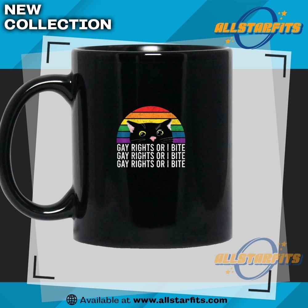 Gay Rights Or I Bite Lgbt Cat Ally Pride Month Tshirt 7 Gay Rights Or I Bite Lgbt Cat Ally Pride Month T-shirt