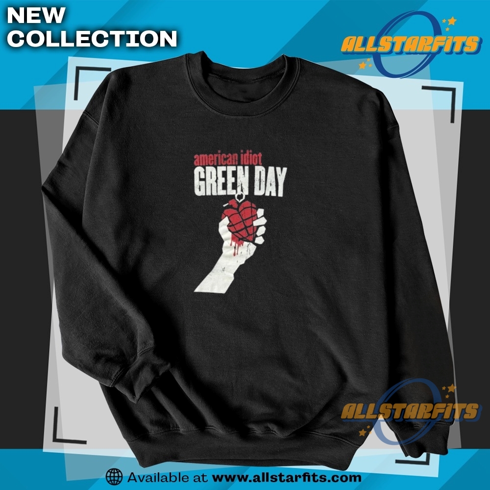 Green Day American Idiot 2004 Promo Stars Vintage Shirt 5 Green Day American Idiot 2004 Promo Stars Vintage Shirt
