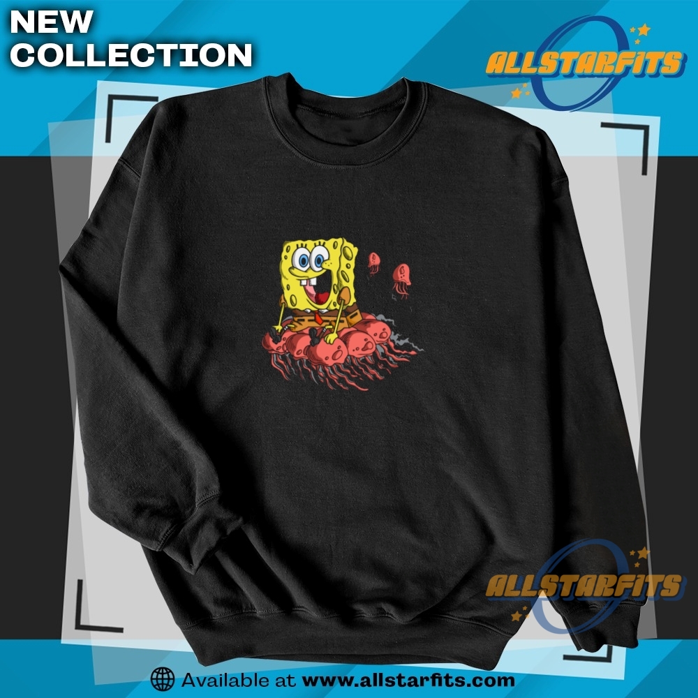 Spongebob And Jellyfish T Shirt 5 Spongebob And Jellyfish T Shirt
