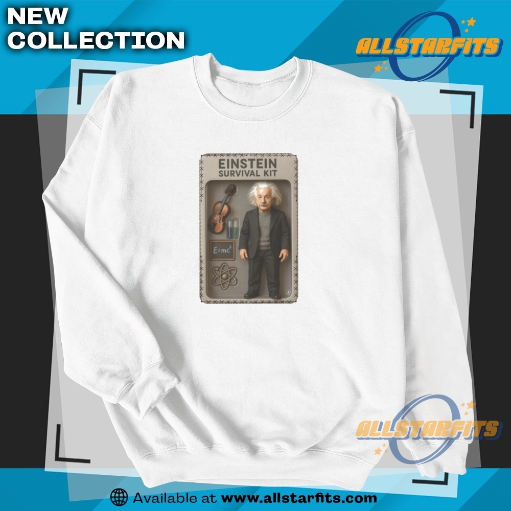 Einstein Survival Kit Funny Science T Shirt 5 Einstein Survival Kit Funny Science T Shirt
