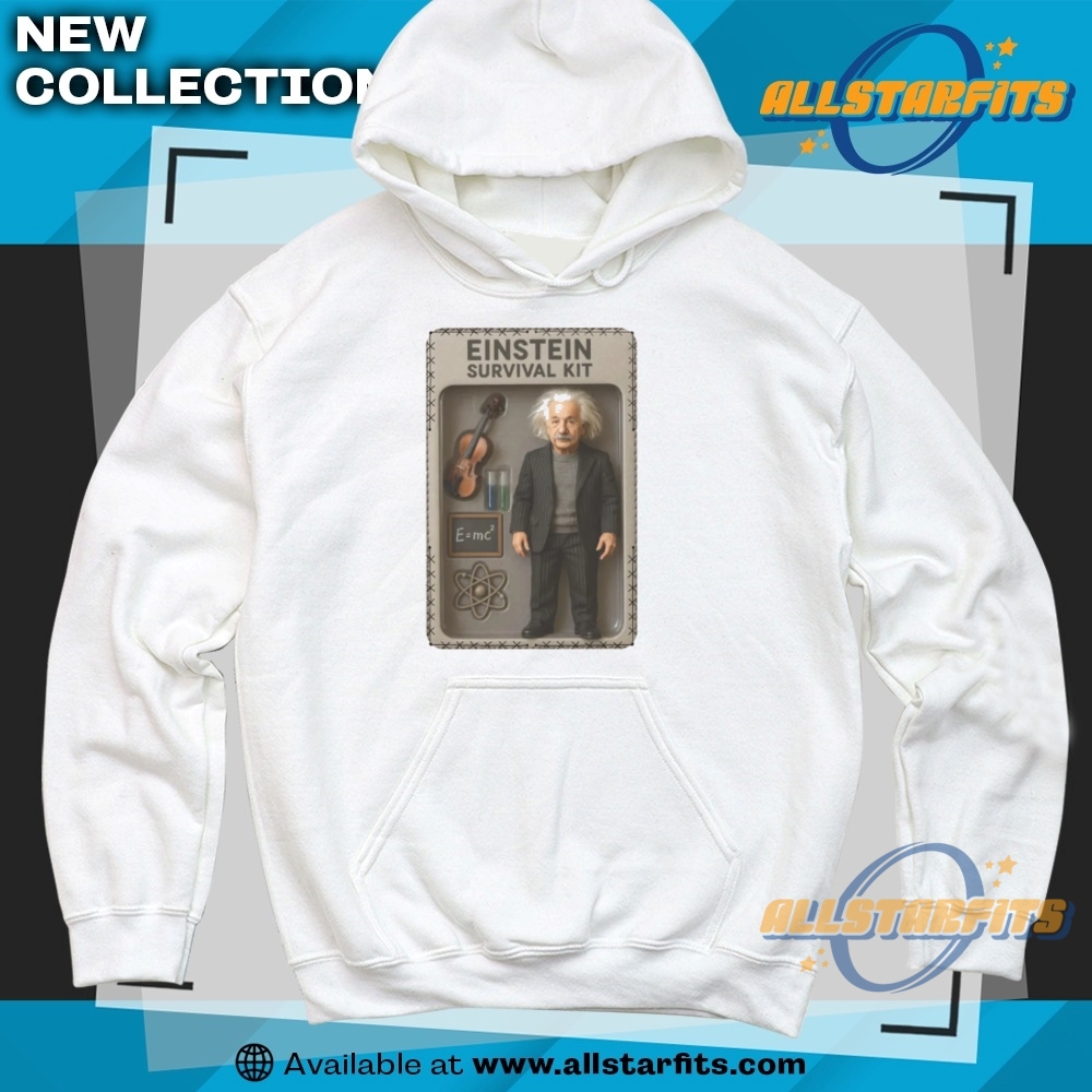 Einstein Survival Kit Funny Science T Shirt 6 Einstein Survival Kit Funny Science T Shirt