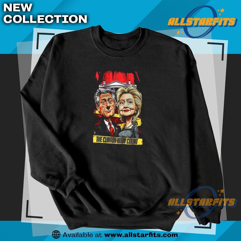 The Clinton Body Count Conspiracy Caricature Shirt 5 The Clinton Body Count Conspiracy caricature shirt