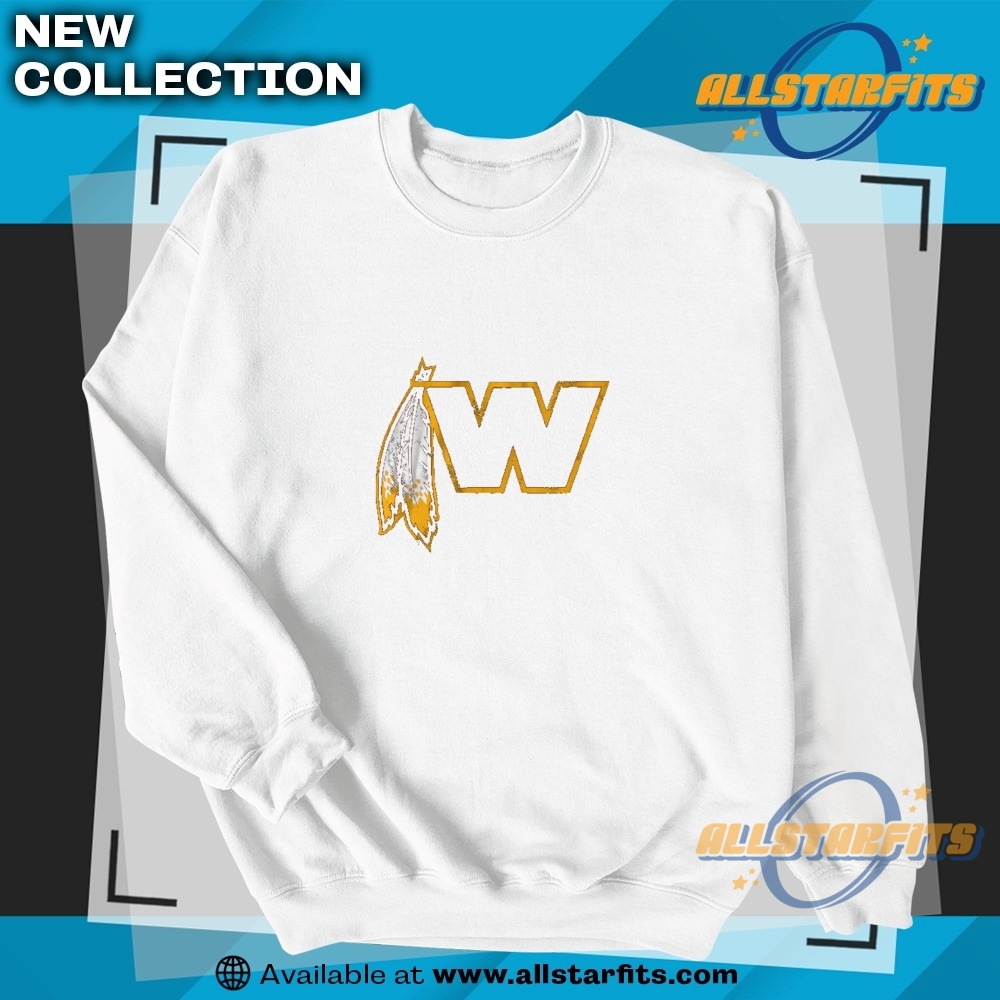 Washington Football Feather T Shirt 5 Washington Football Feather T Shirt