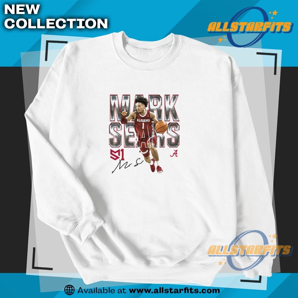 Mark Sears Alabama Crimson Tide Athlete Thread Unisex Nil Graphic T Shirt 5 Mark Sears Alabama Crimson Tide Athlete Thread Unisex NIL Graphic T Shirt