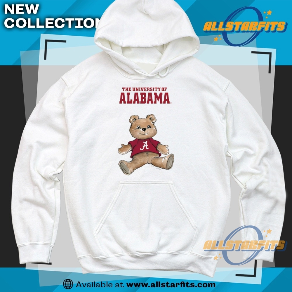 Alabama Crimson Tide Tiny Turnip Youth Teddy Bear T Shirt 6 Alabama Crimson Tide Tiny Turnip Youth Teddy Bear T Shirt