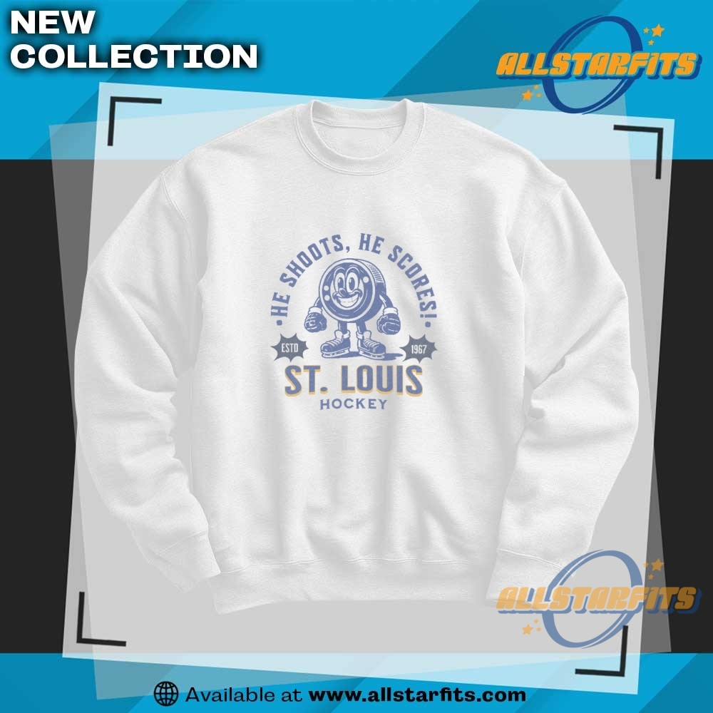 Retro St Louis Hockey Shirt 6 Retro St Louis Hockey Shirt