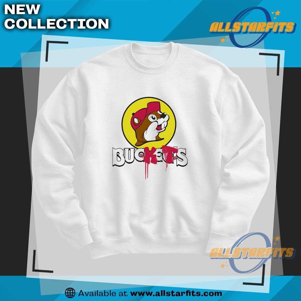 Bucees Buckets Parody Logo Tshirt 6 Buc-ee’s BUCKETS parody logo T-shirt