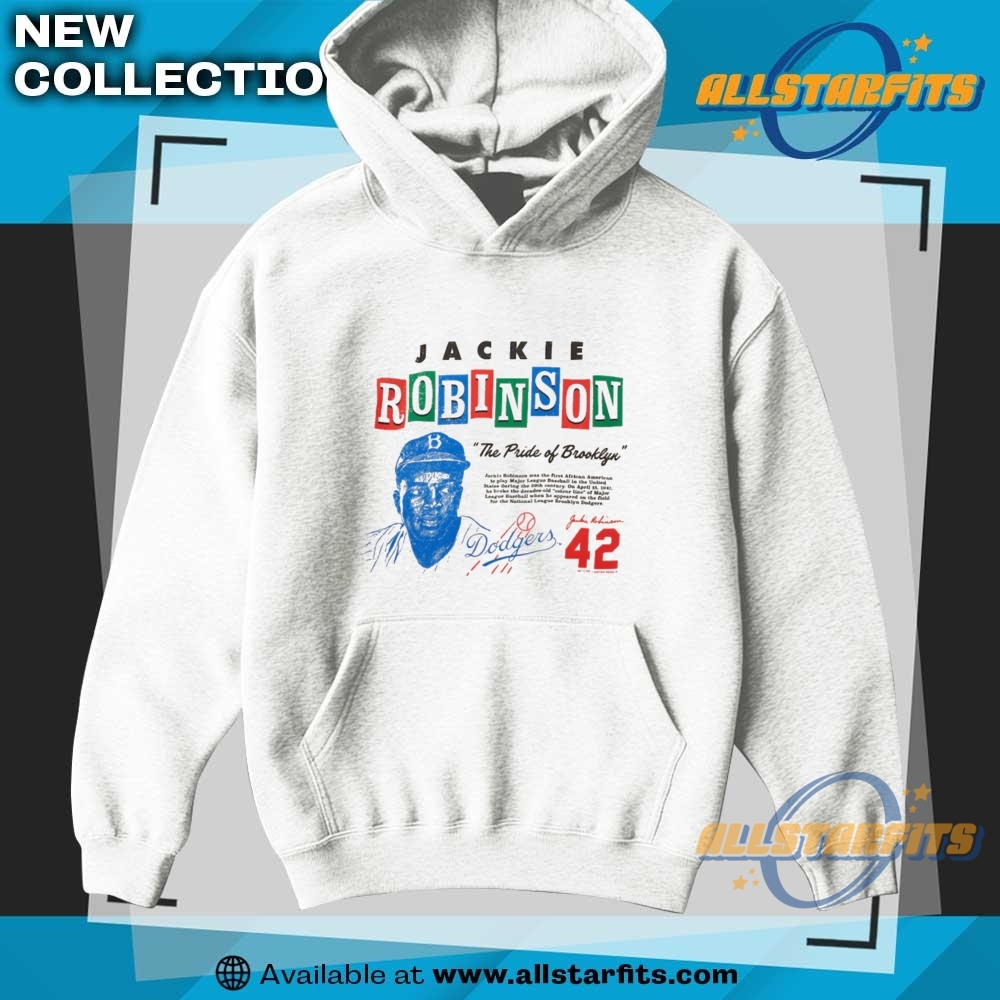 Jackie Robinson Cream Brooklyn Dodgers Cooperstown Collection Jackietown T Shirt 7 Jackie Robinson Cream Brooklyn Dodgers Cooperstown Collection Jackietown T Shirt