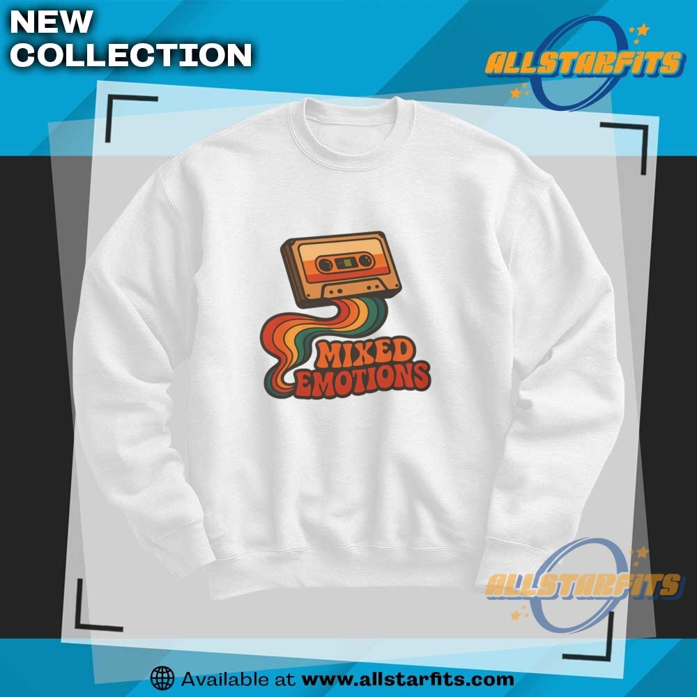 Mixed Emotions Retro Cassette Art 70S Psychedelic Design Comfort Colors Tee 6 Mixed Emotions Retro Cassette Art 70s Psychedelic Design Comfort Colors Tee
