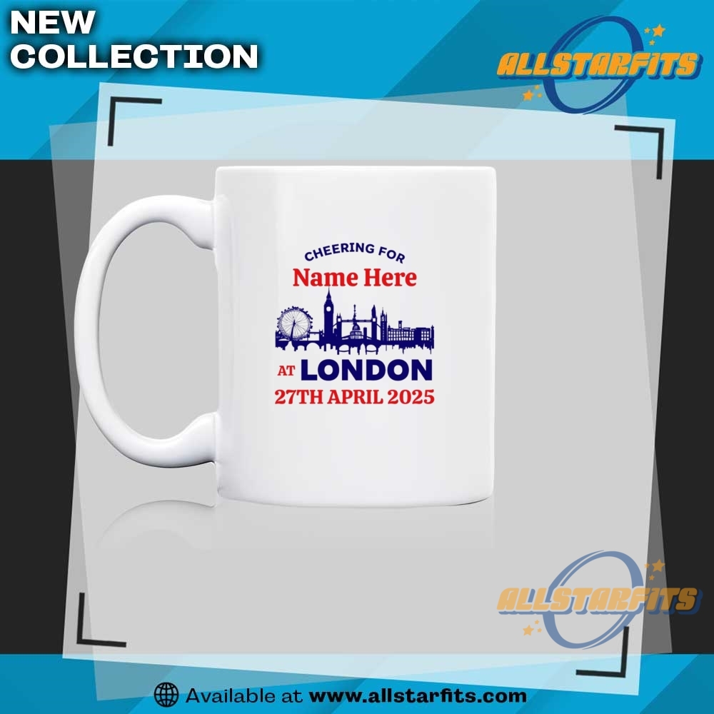Cheering For Custom Name At London 2025 T Shirt 8 Cheering For Custom Name at London 2025 T Shirt