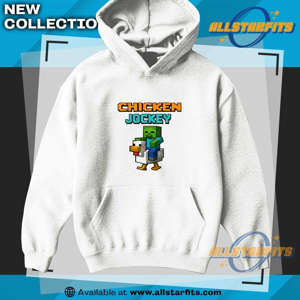 Funny Minecraft Zombie Riding Chicken Vector Shirt 7 Funny Minecraft Zombie Riding Chicken Vector Shirt