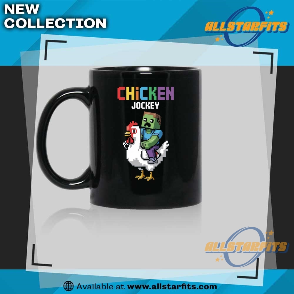 Funny Chicken Jockey Pixel Tshirt 8 Funny Chicken Jockey Pixel Tshirt