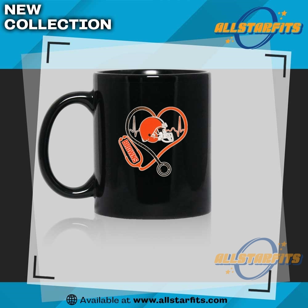Cleveland Browns Nurse Heartbeat T Shirt 8 Cleveland Browns Nurse Heartbeat T Shirt