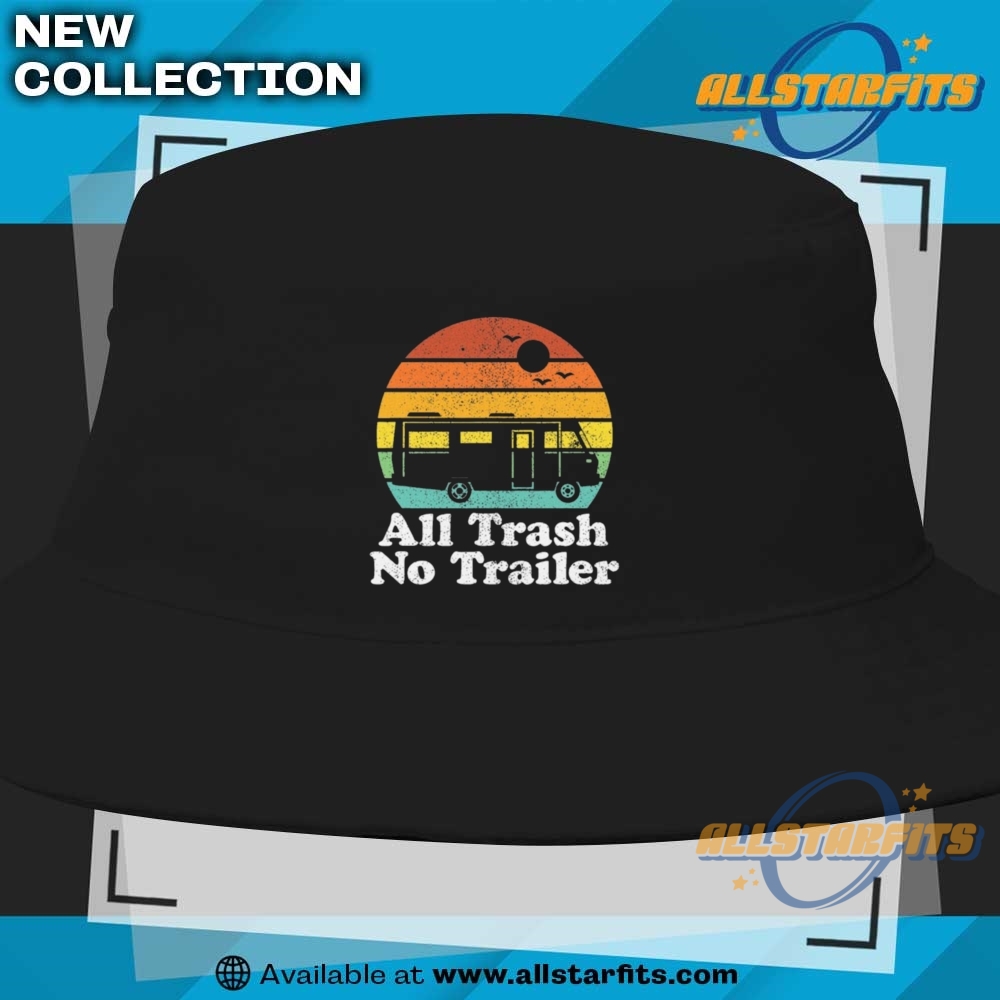 All Trash No Trailer Rv Camping 70S Camper Premium Tshirt 9 All Trash No Trailer RV Camping 70s Camper Premium T-Shirt