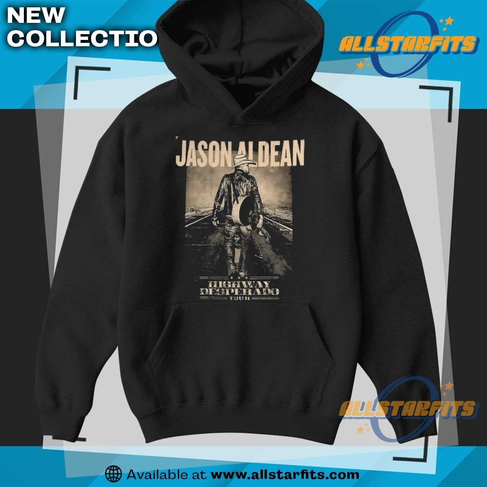 Jason Aldean Highway Desperado Tour T Shirt 7 Jason Aldean Highway Desperado Tour T Shirt