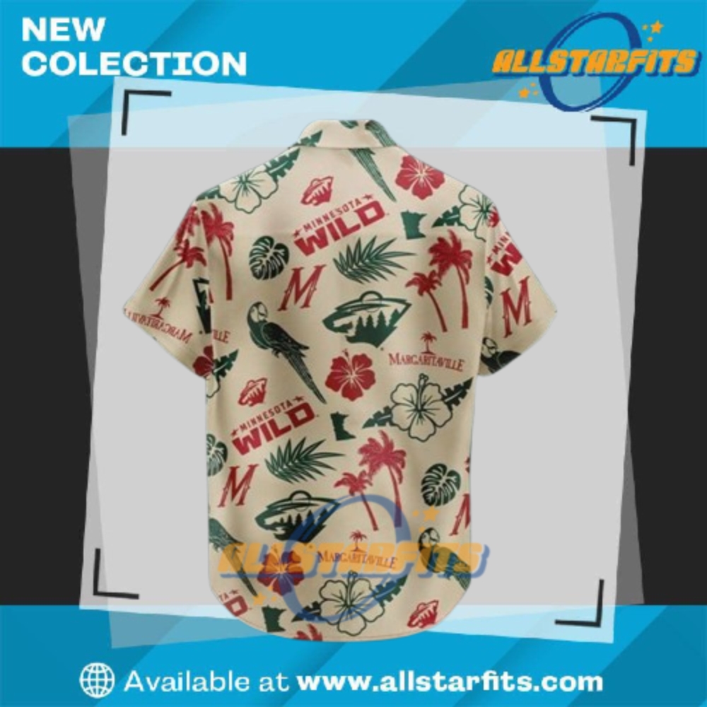 New Minnesota Wild Margaritaville Hawaiian Shirt 3 NEW Minnesota Wild Margaritaville Hawaiian Shirt