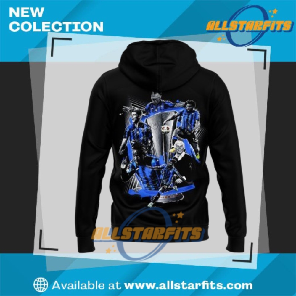 Atalanta Bc Uefa Europa League Champions Limited Hoodie 3 Atalanta BC UEFA Europa League Champions Limited Hoodie