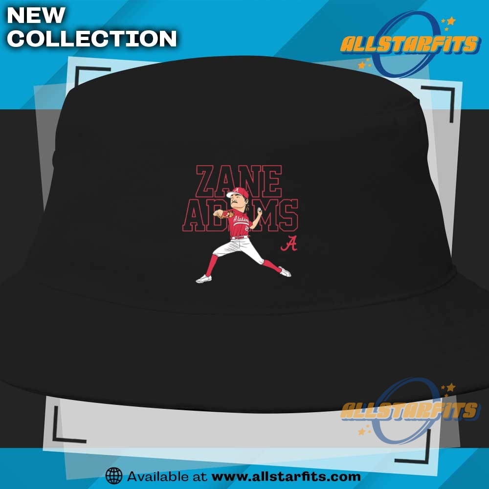 Alabama Crimson Tide Baseball Zane Adams Caricature Shirt 9 Alabama Crimson Tide baseball Zane Adams caricature shirt