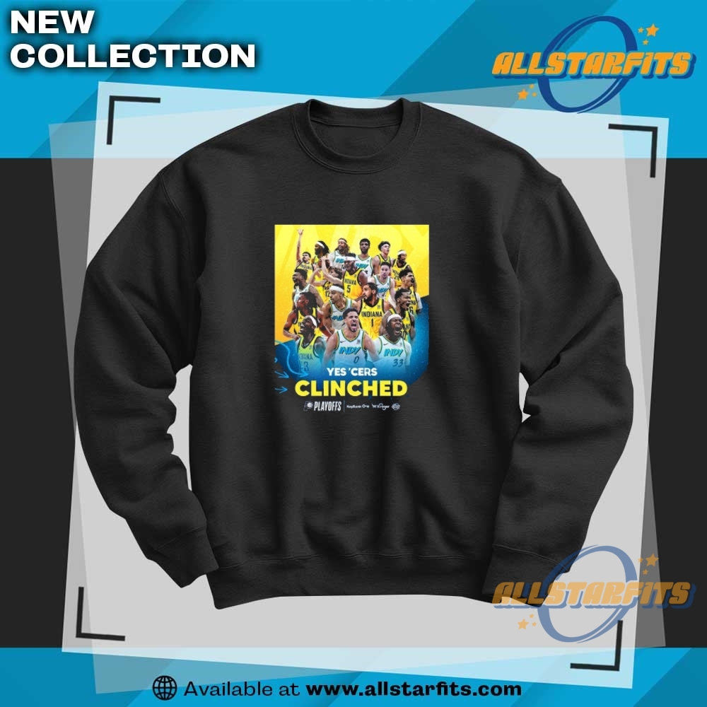 Indiana Pacers Yes Cers Clinched Playoffs Semifinals Shirt 6 Indiana Pacers Yes Cers Clinched Playoffs Semifinals Shirt