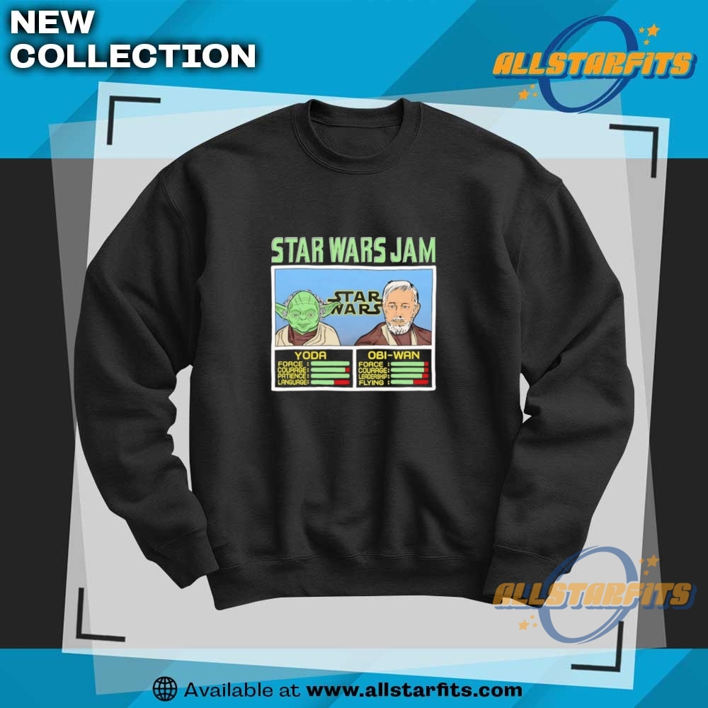 Star Wars Jam Yoda And Obi Wan Shirt 6 Star Wars Jam Yoda and Obi Wan shirt