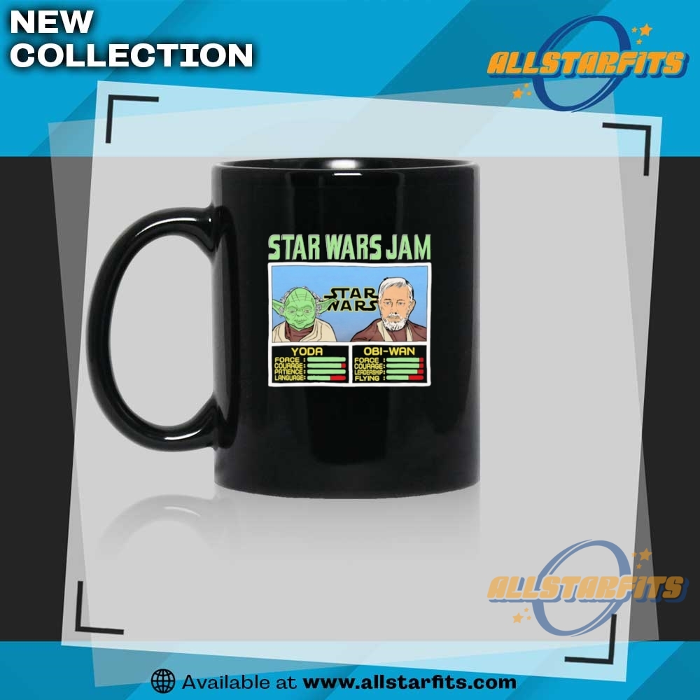 Star Wars Jam Yoda And Obi Wan Shirt 8 Star Wars Jam Yoda and Obi Wan shirt