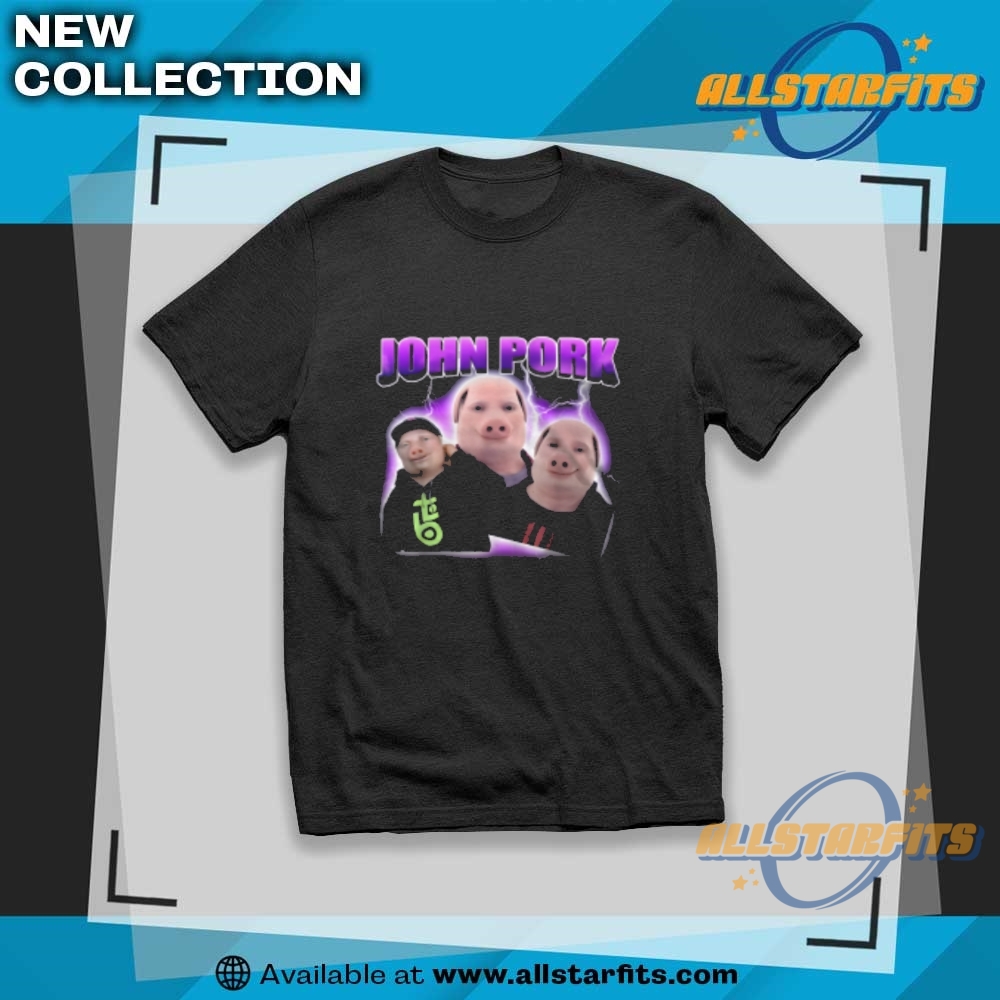 "Top Trending T-Shirts: Caitlin Clark, Star Wars, & Lilo and Stitch" 10 John Pork T Shirt