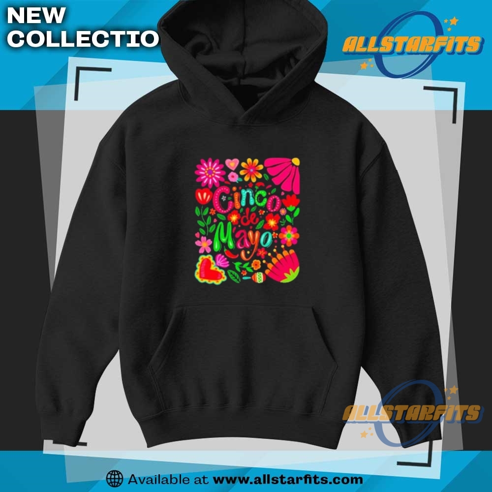Floral Cinco De Mayo Shirt 7 Floral cinco de mayo shirt