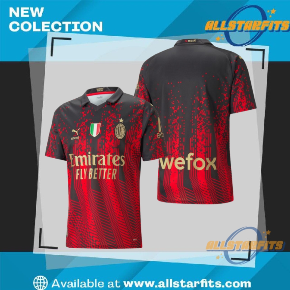 "Top 2024 Soccer Jerseys: Liverpool, Napoli, Barcelona, Man City, South Korea" 9 Ac Milan Fourth Jersey