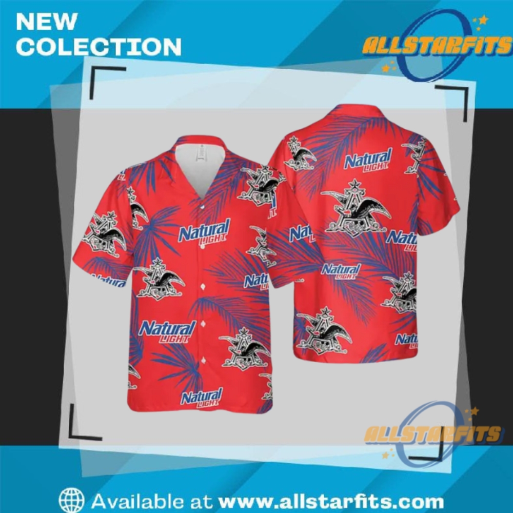 "Top 2024 Soccer Jerseys: Liverpool, Napoli, Barcelona, Man City, South Korea" 17 Natural Light Hawaiian Palm Leaves Pattern Shirt