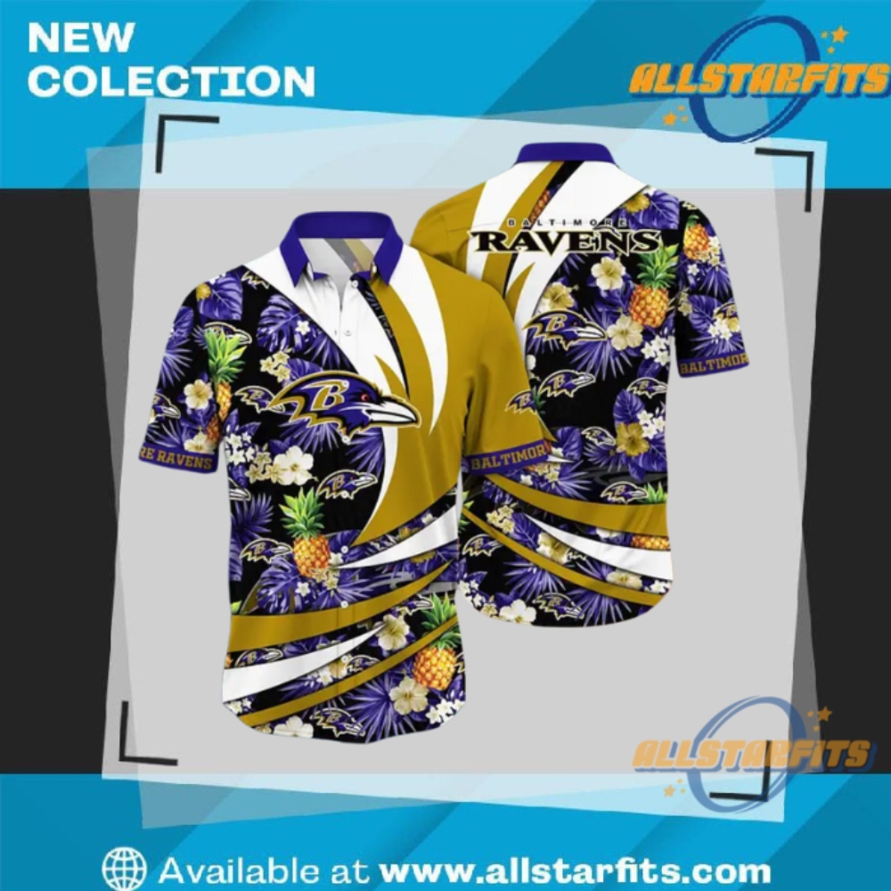 "Top 2024 Soccer Jerseys: Liverpool, Napoli, Barcelona, Man City, South Korea" 18 Baltimore Ravens Nfl Hawaiian Shirt Leisure Aloha Shirt